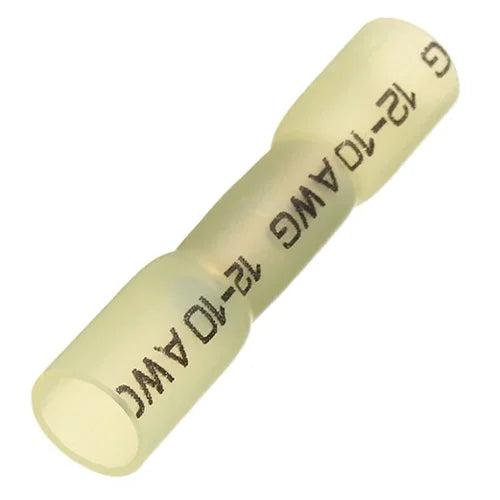 Gul krympemuffe til kanttråd 4,0 mm med gel